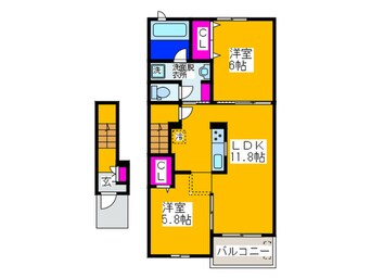 間取図 カーサ　フェリーチェ