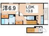 Space 1LDKの間取り