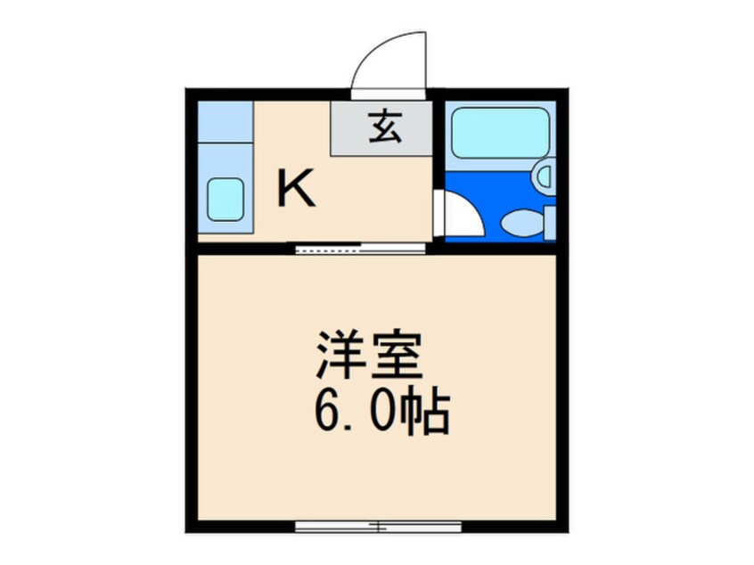 間取図 ハイツ銀座