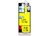 FREEDOM　residence堺大小路 1LDKの間取り