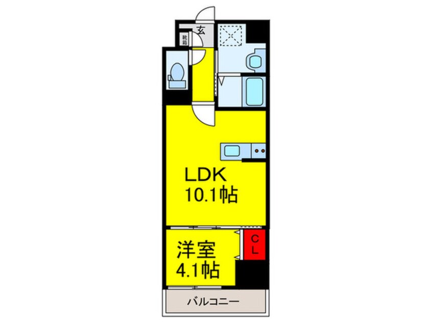 間取図 FREEDOM　residence堺大小路