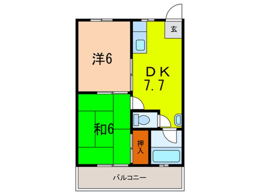 間取図 山手大石マンション
