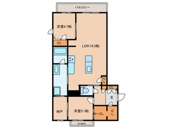 間取図 シャーメゾン　ケー
