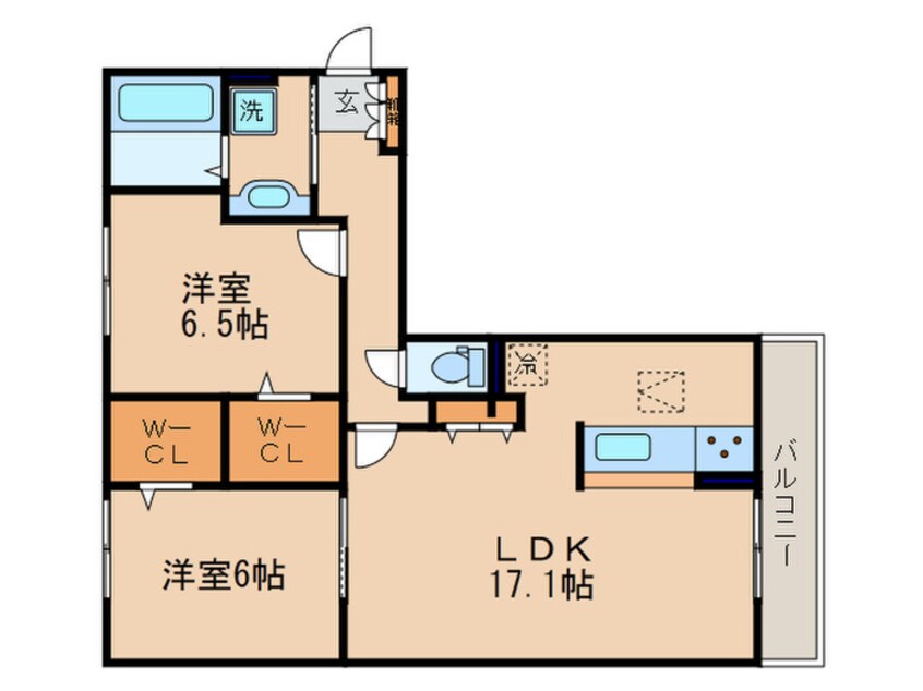 間取図 シルトクレーテＡ棟