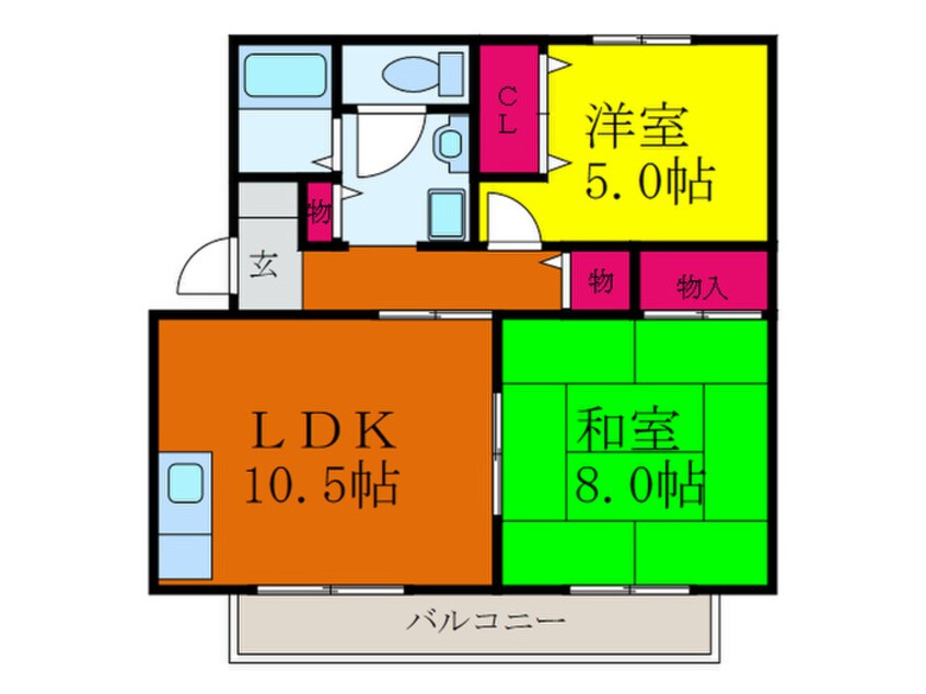 間取図 カレントハウス