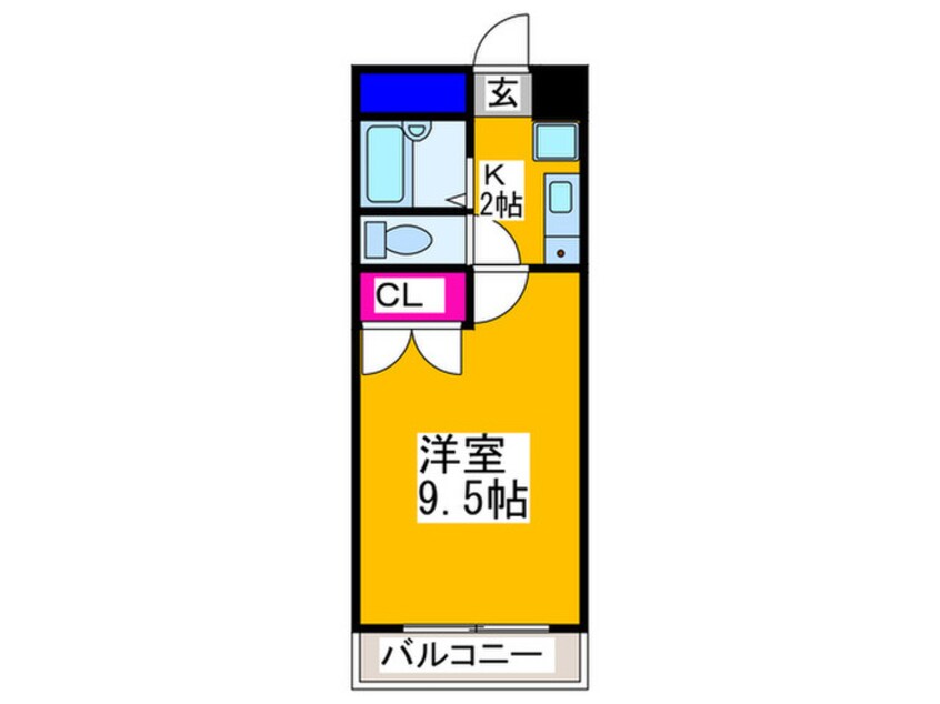 間取図 北長尾倶楽部