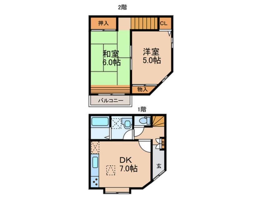 間取図 東淡路4丁目戸建