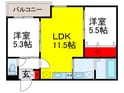 ボヌール緑地公園の間取図