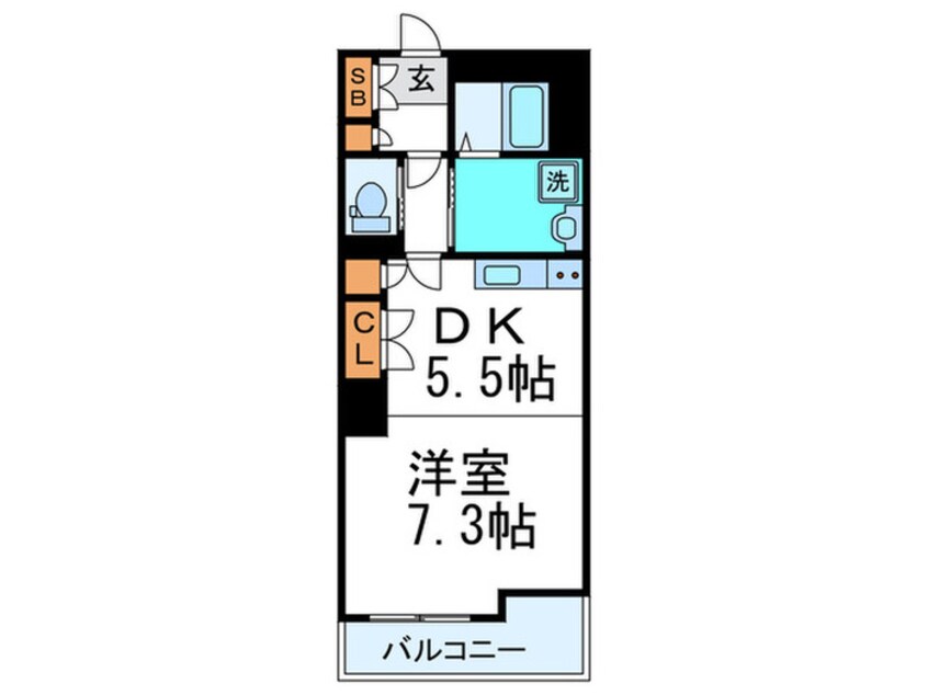 間取図 ﾚｼﾞﾃﾞﾝｽ桃山台ＢＩＫＥＮ