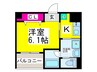 Ｌａ　ｍｅｒ諏訪森 1Kの間取り