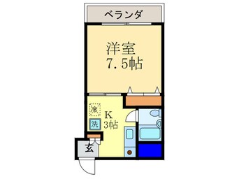 間取図 コスモハイツ千本