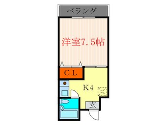 間取図 コスモハイツ千本