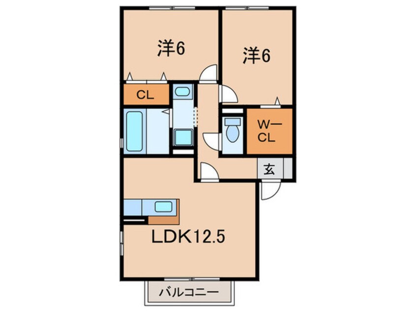 間取図 パル渕ノ上