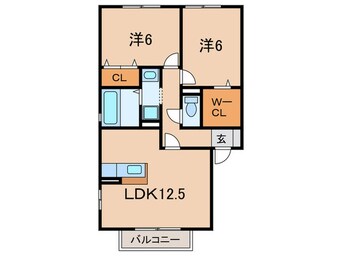 間取図 パル渕ノ上