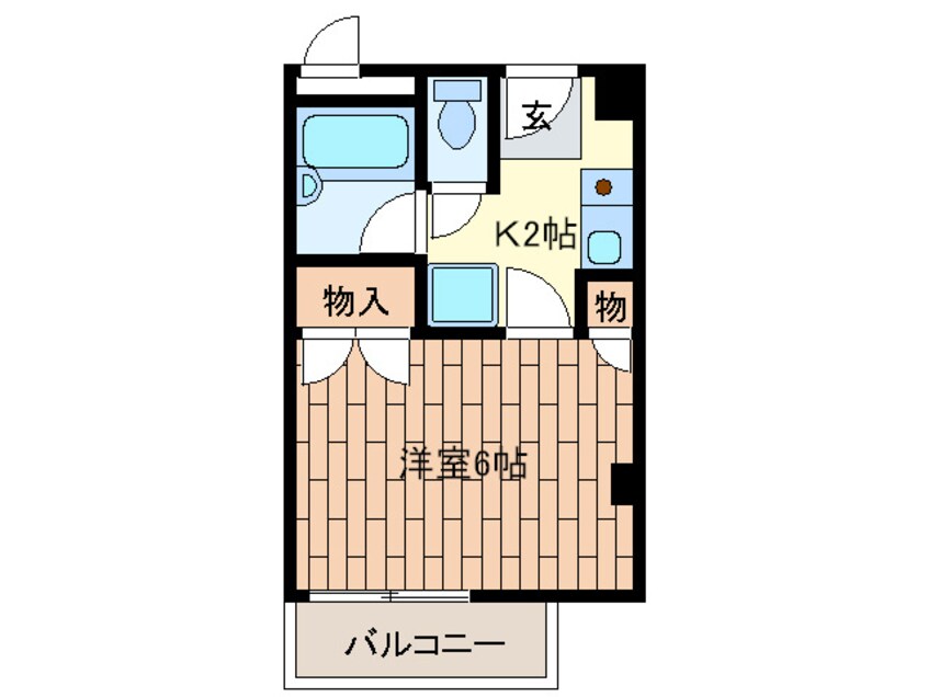 間取図 レユシールマンションタニムラ