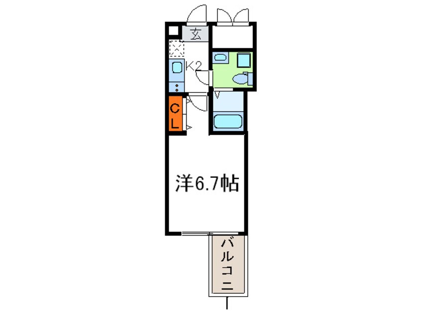 間取図 セレニテ本町エコート