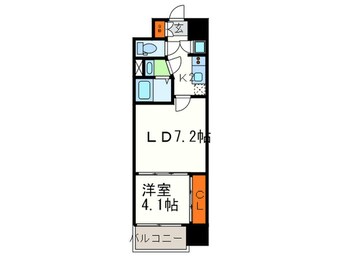 間取図 セレニテ本町エコート