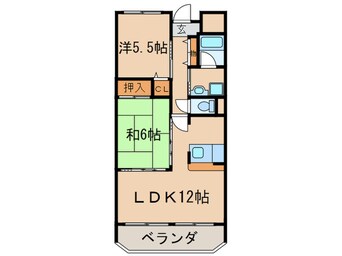 間取図 エスペランサ広野