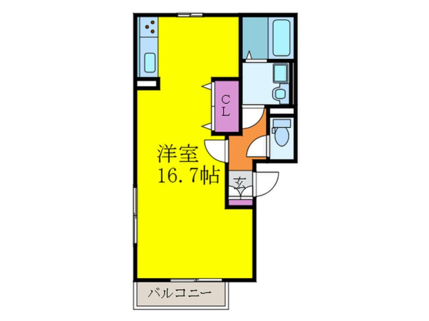 間取図 アメニティー・ベフ