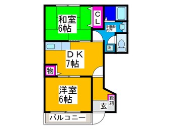 間取図 ゾーナヴェルデⅠ番館