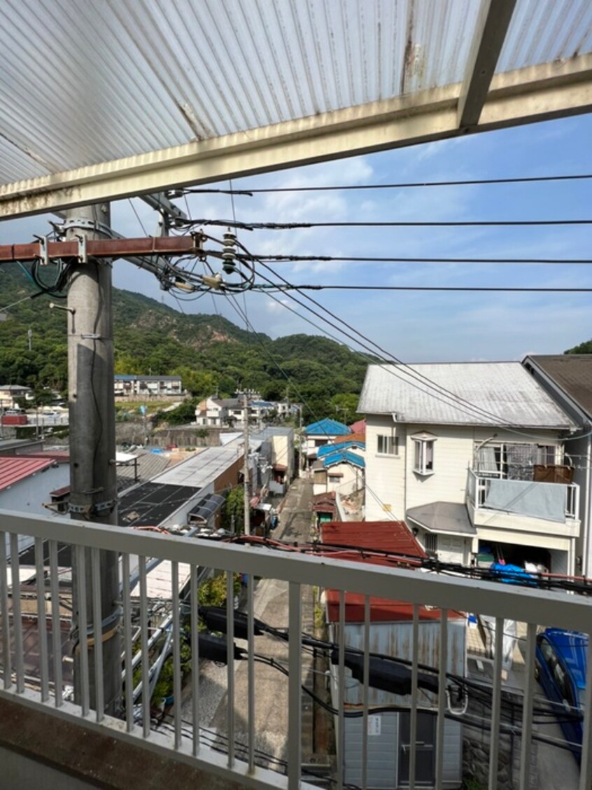 室内からの展望 サンハイツ妙法寺