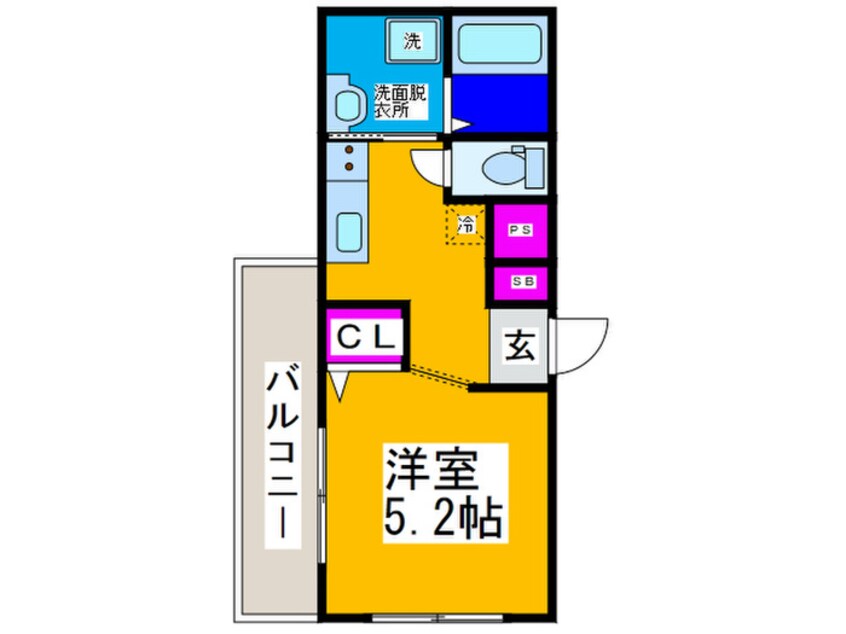 間取図 ヴェッセル背戸口