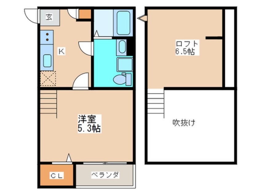 間取図 フェリーチェ　くすのき町