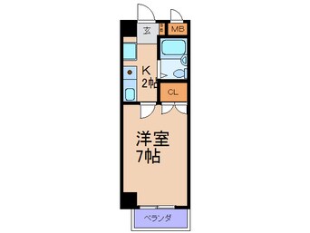 間取図 おおきに北梅田ｻﾆｰｱﾊﾟｰﾄﾒﾝﾄ