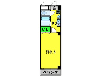 間取図 モンタ－ニュロンドⅠ