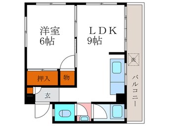 間取図 ロハス長岡京