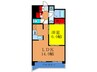 ダイアパレス淡路(902) 1LDKの間取り