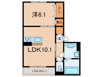 間取図 Crystal Court西宮北口