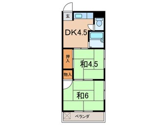 間取図 サンハイツ　伊丹