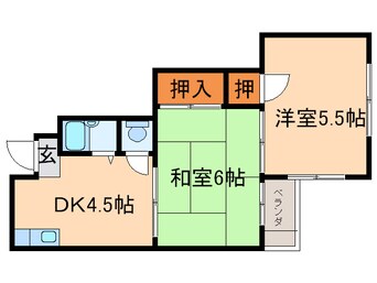 間取図 サンハイツ　伊丹