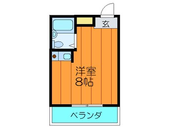 間取図 リバ－ハイツ