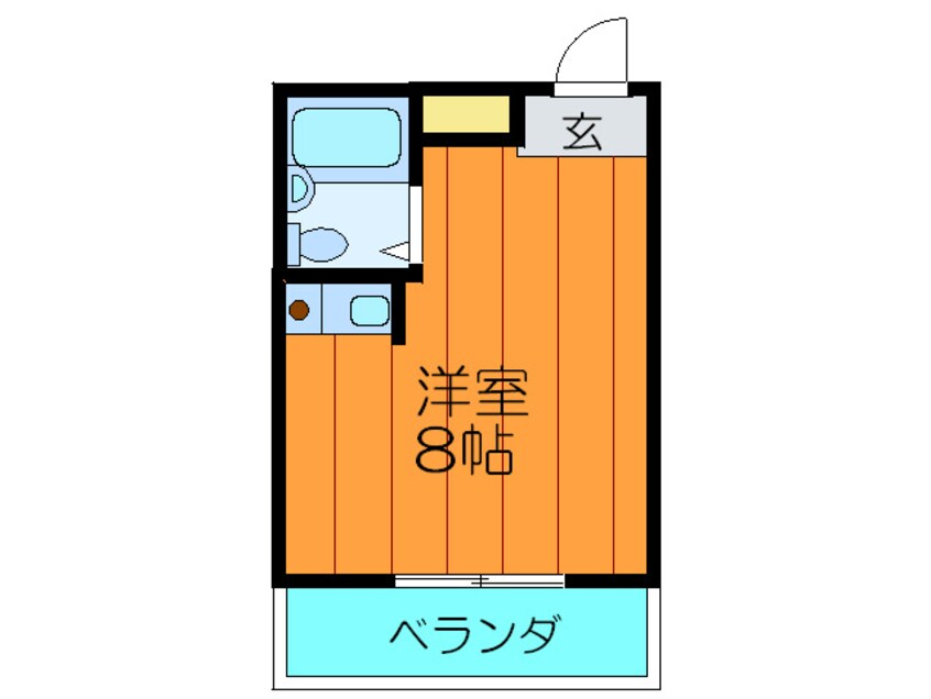 間取図 リバ－ハイツ