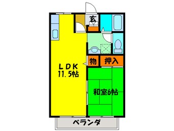 間取図 サンヴィレッジ大島