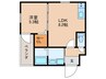 フジパレス十三イースト 1LDKの間取り