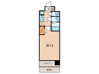間取図 ﾌﾟﾚｻﾝｽTHE KYOTO流雅(104)