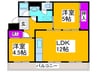 ヴィラナリー千代田１０号棟 2LDKの間取り