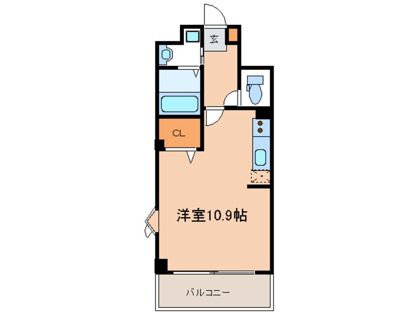 間取図 カルチェ・ラタン