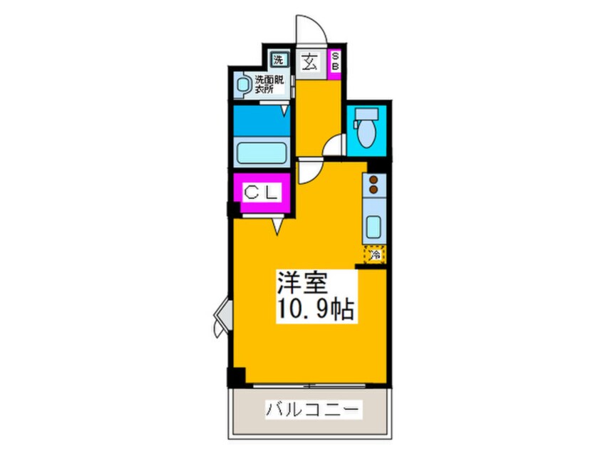 間取図 カルチェ・ラタン