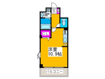 間取図 カルチェ・ラタン