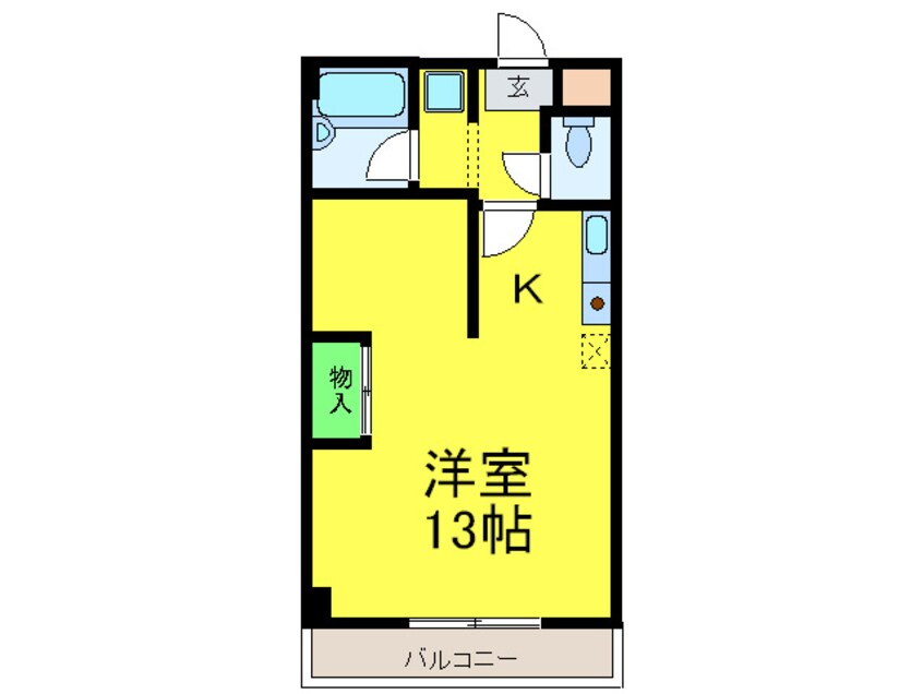 間取図 グリ－ンライフ浜寺