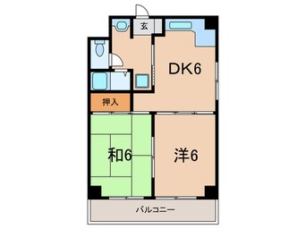 間取図 キャッスル西宮