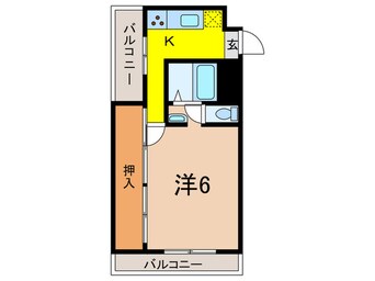 間取図 キャッスル西宮