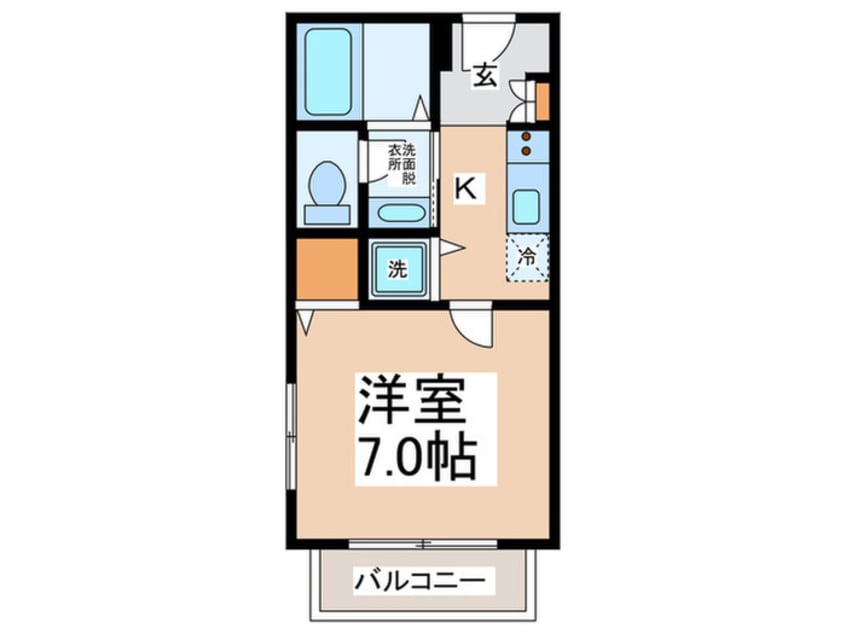 間取図 ディアスカワサキ