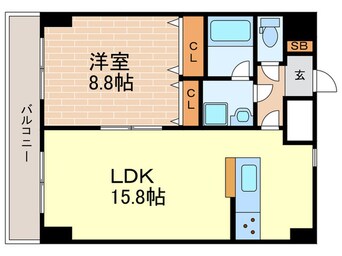 間取図 MAIN STAGE The Nishinomiya