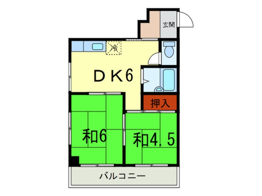 間取図 阪急堂パレス