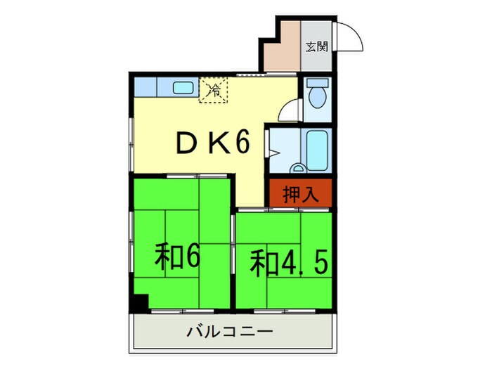 間取り図 阪急堂パレス